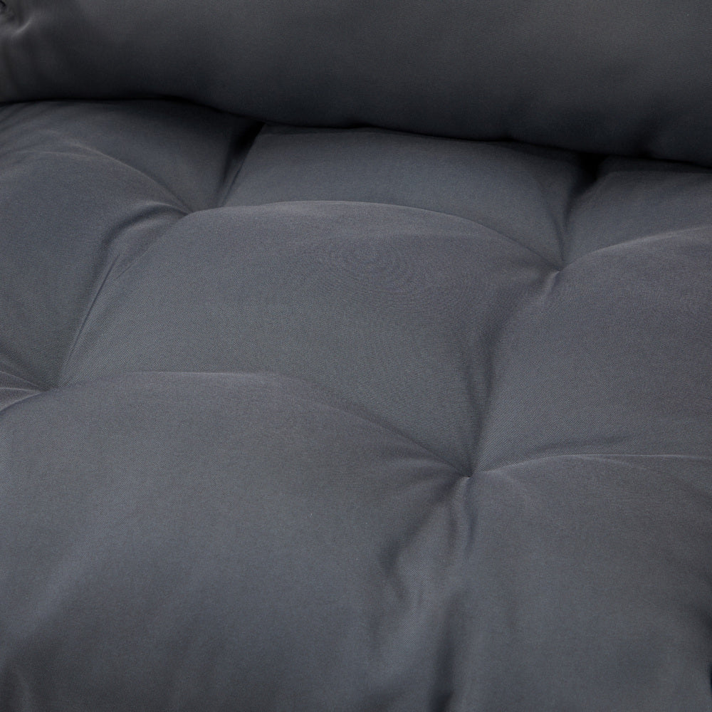 Livsip 3PCS Outdoor Patio Set Wicker Table Chairs with Cushions