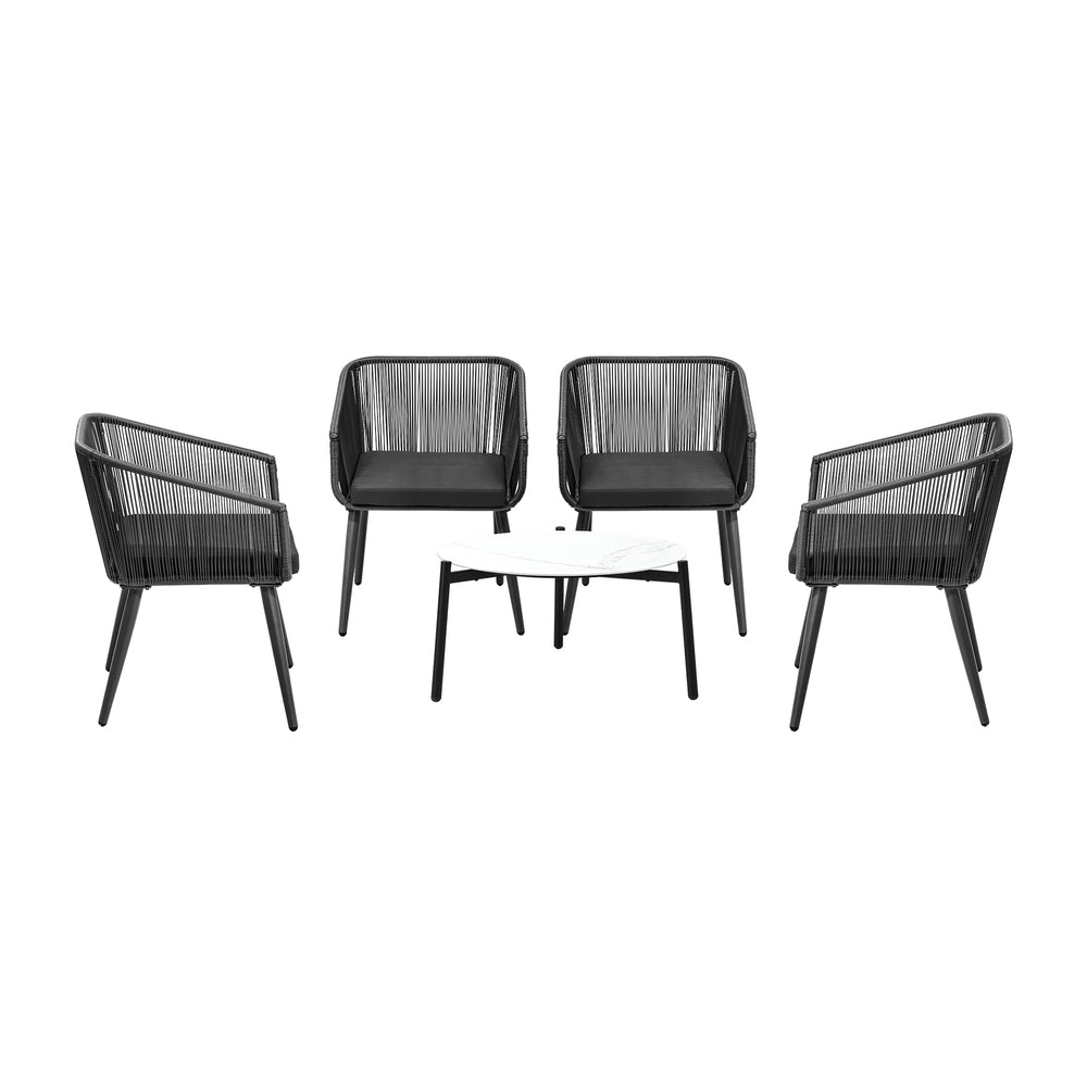 Livsip Outdoor Lounge Setting Furniture 5 Piece Patio Set