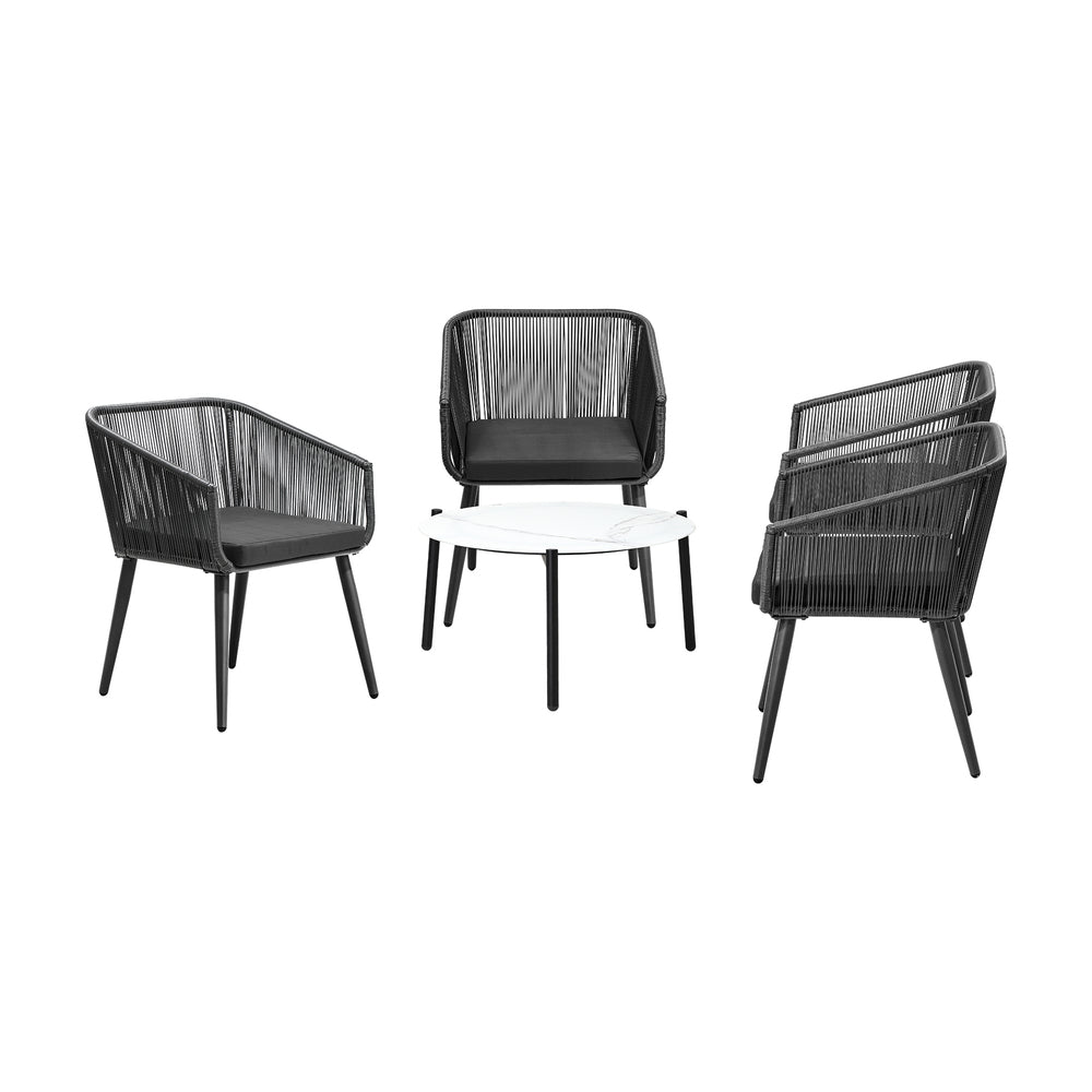 Livsip Outdoor Lounge Setting Furniture 5 Piece Patio Set