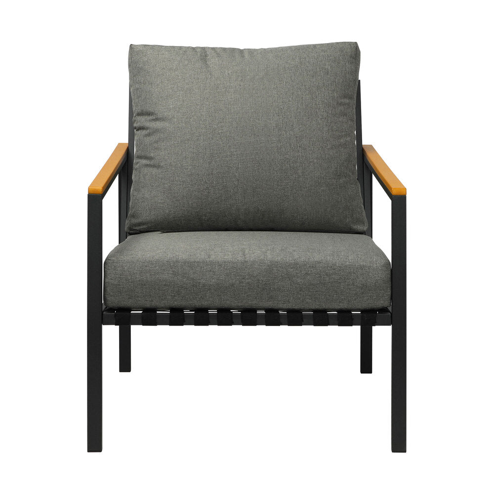 Livsip Outdoor Chair Patio Armchair with Cushions 2PCS