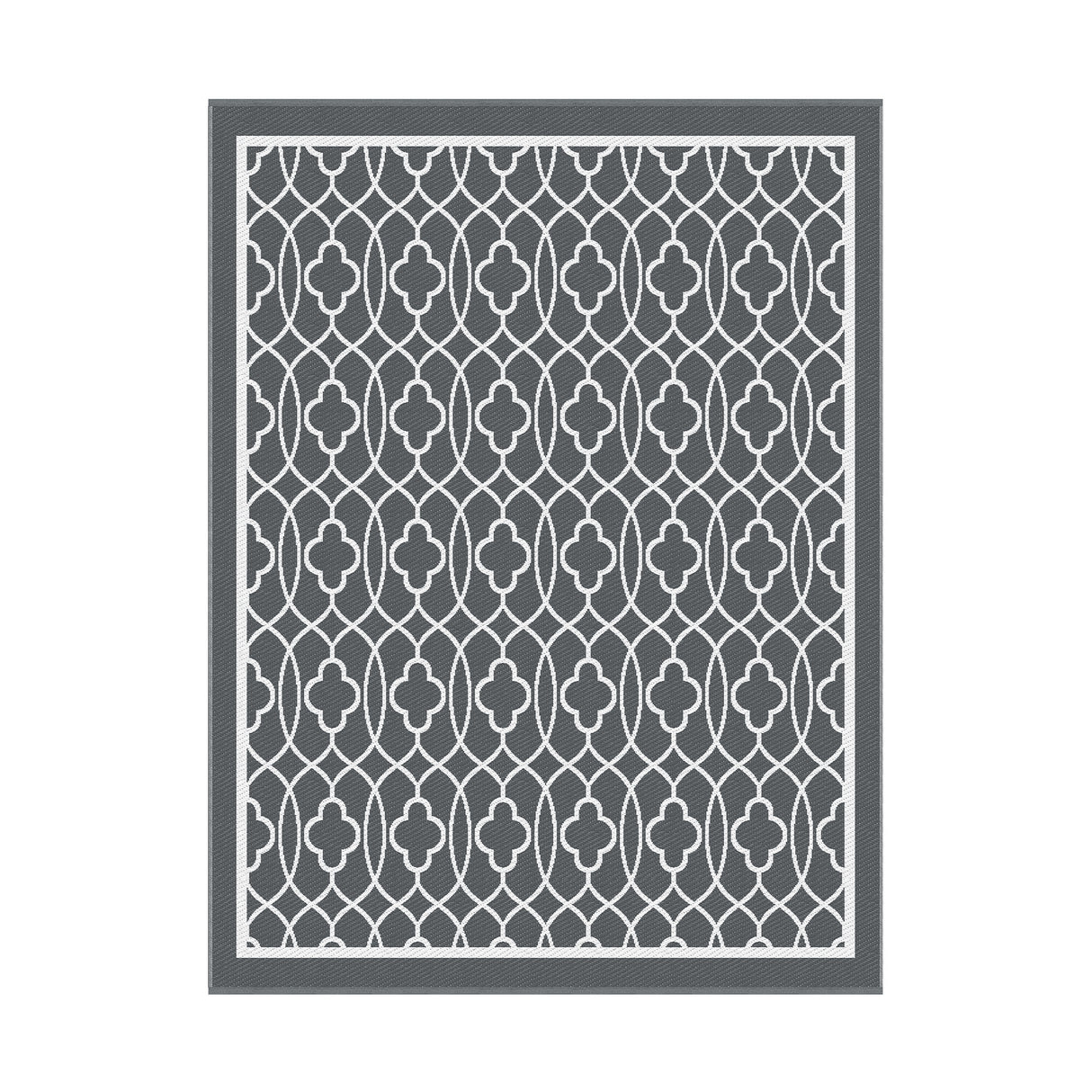 Gardeon Outdoor Rugs 274x366cm Large Carpet Reversible Area Mat PP Dual-Sided Patio Rug