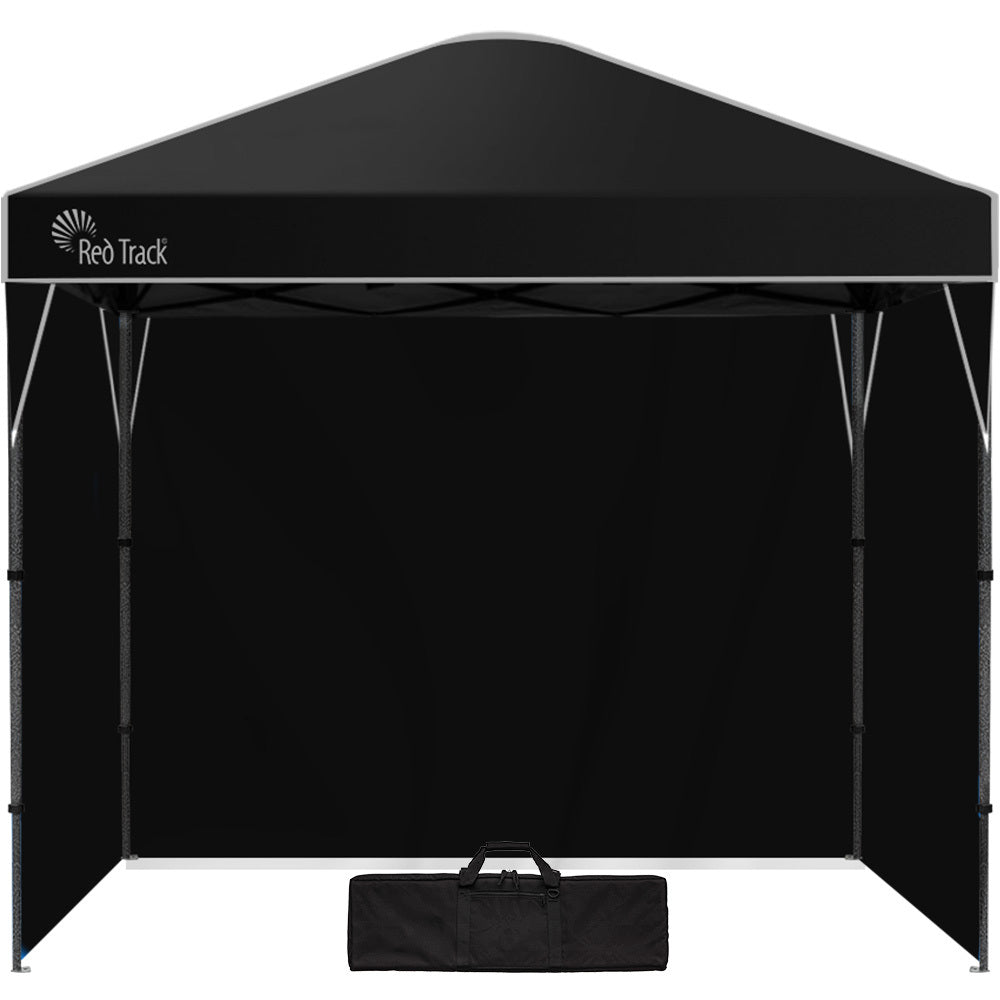 RED TRACK 3x3m Ultra Compact Folding Gazebo, Walls, Carry bag, Portable Outdoor Popup Marquee for Ca