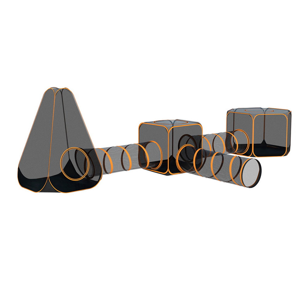 i.Pet 6-in-1 Portable Pet Playpen and Tunnel Set for Cats, Dogs, and Rabbits