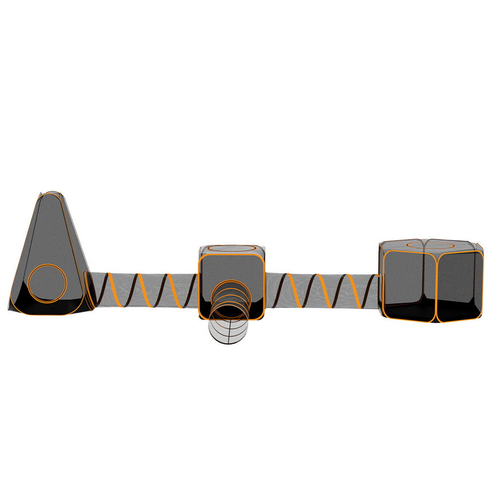 i.Pet 6-in-1 Portable Pet Playpen and Tunnel Set for Cats, Dogs, and Rabbits