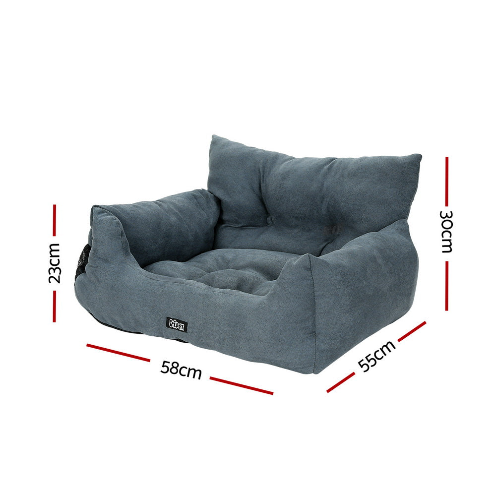 i.Pet Portable Waterproof Dog Travel Booster Seat with Non-Slip Design