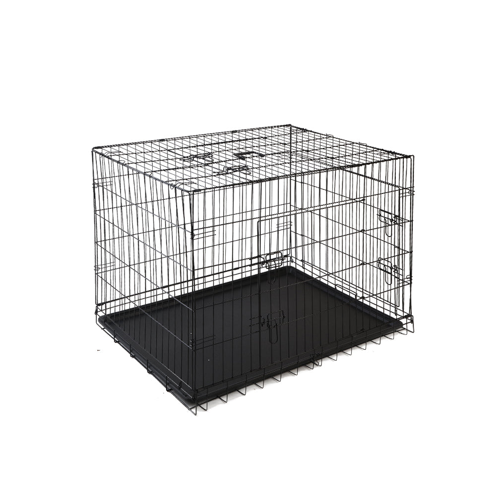 i.Pet 42 Dog Cage Crate Large Kennel 3 Doors