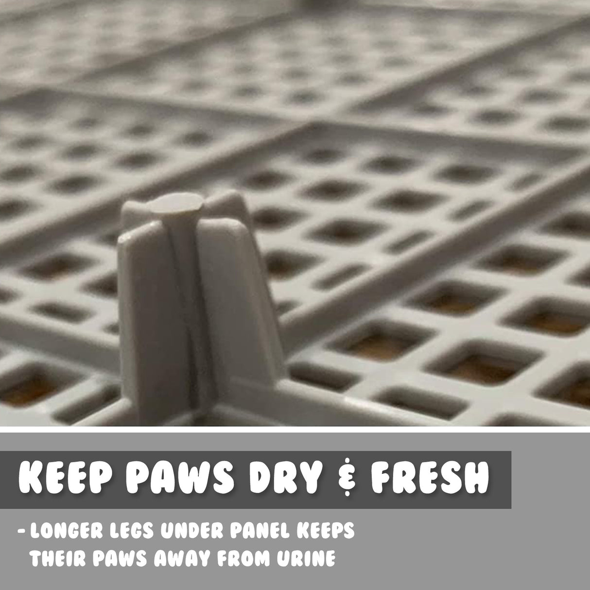 Pet Potty Tray Raised Walls T1 - GREY