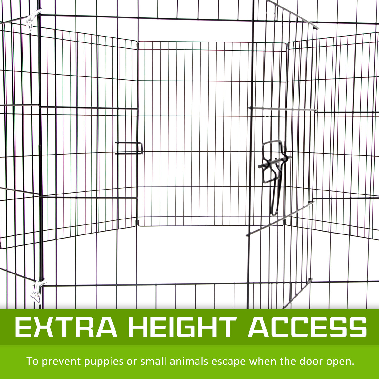 24in 8 Panel Foldable Pet Playpen