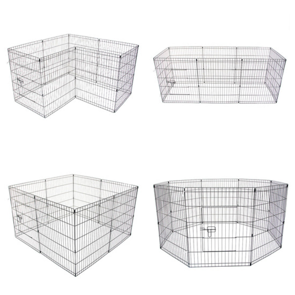 24in 8 Panel Foldable Pet Playpen