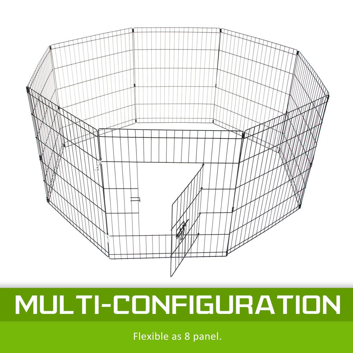 24in 8 Panel Foldable Pet Playpen