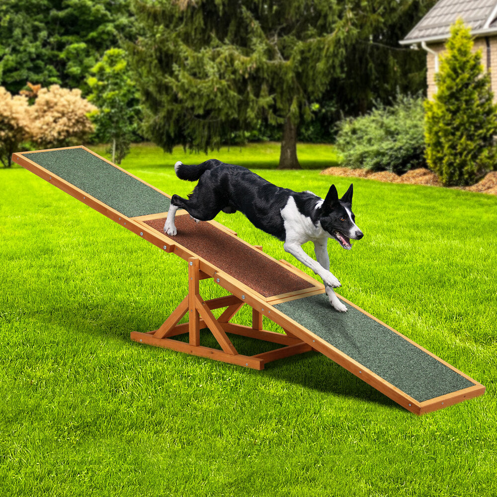 Alopet Dog Seesaw Pet Hutch 180cm Plank 70kg Capacity