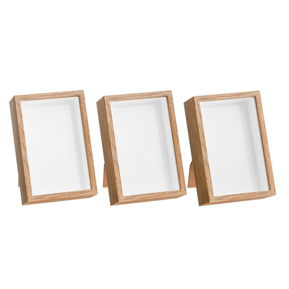 Artiss 3-Piece 3D Photo Frame Set for 7.5x12.5 cm Prints