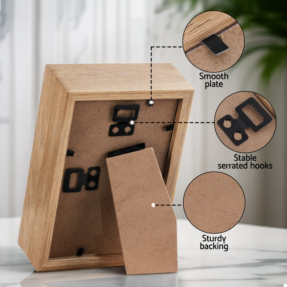 Artiss 3-Piece 3D Photo Frame Set for 7.5x12.5 cm Prints