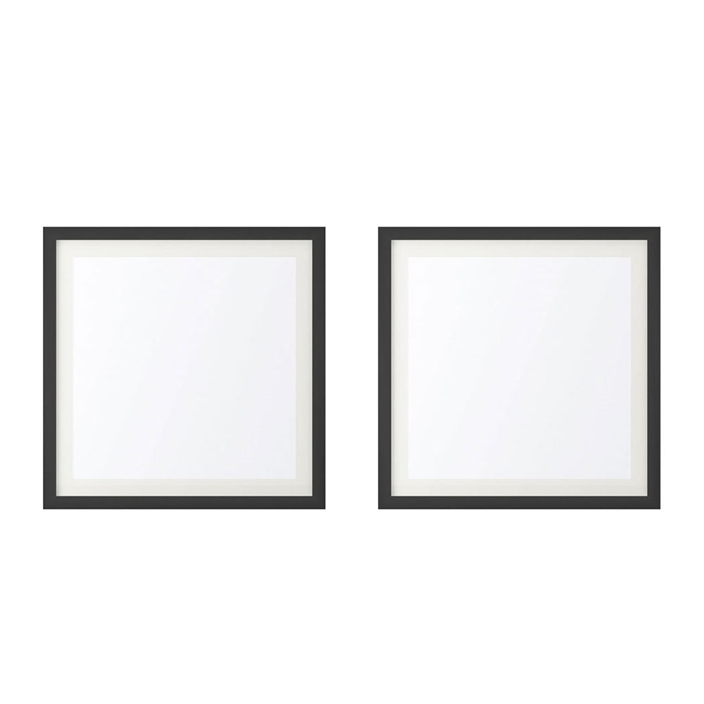 Artiss Black Square Photo Frame Set - 2 Pieces for 16x16 Prints