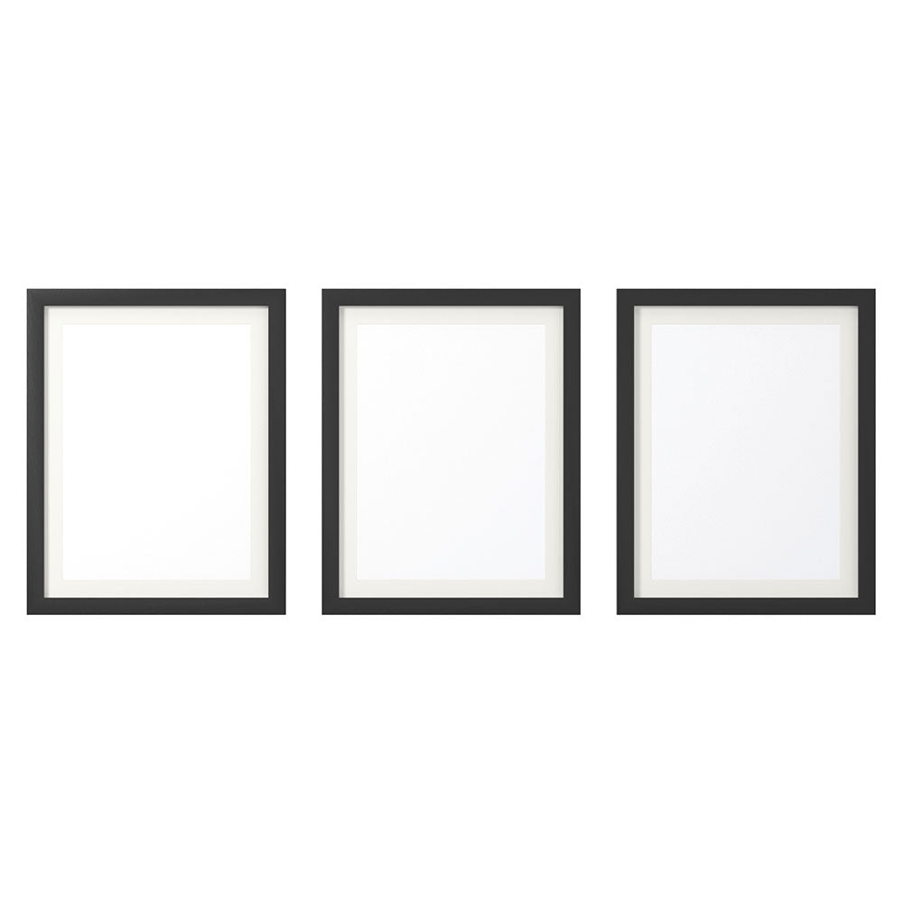 Artiss Black 3-Piece Photo Frame Set for 10x14 Prints