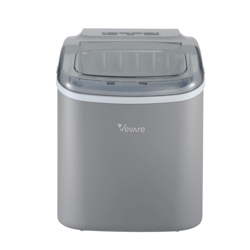 Vevare Portable Ice Maker Machine Ice Cube Tray 12kg Grey