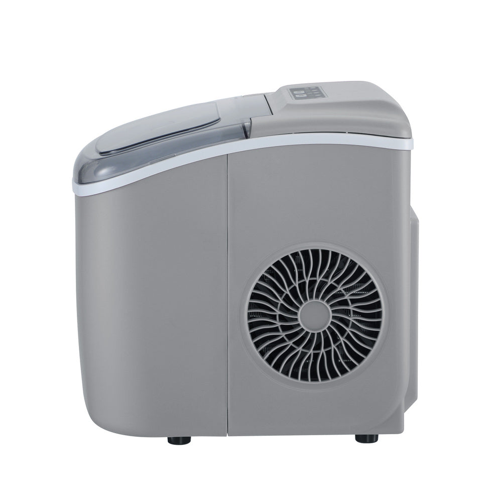 Vevare Portable Ice Maker Machine Ice Cube Tray 12kg Grey