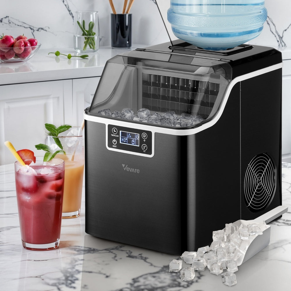 Vevare 3.2L Portable Ice Maker with Ice Cube Scoop Stainless