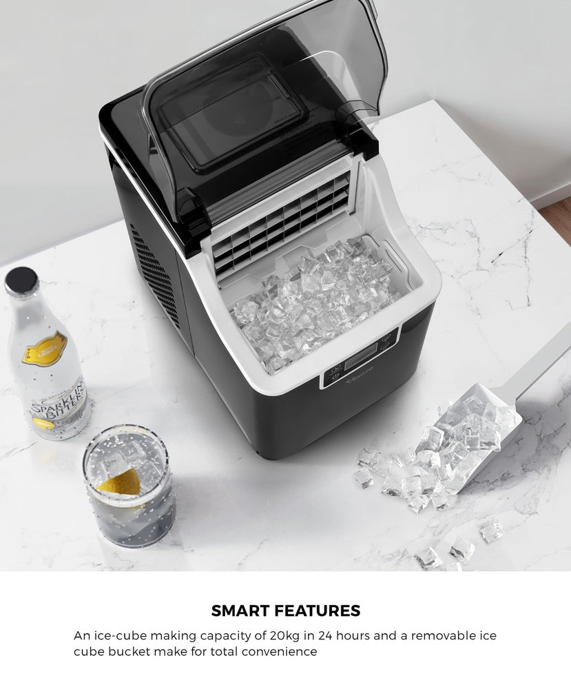 Vevare 3.2L Portable Ice Maker with Ice Cube Scoop Stainless