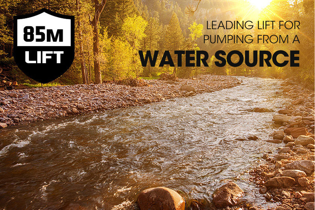 WARTON 2' 8HP High-Pressure Water Pump, Diesel-Powered
