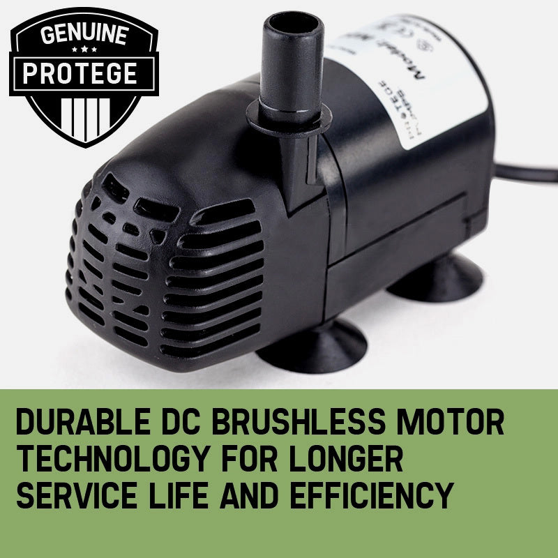 25W Solar Powered Fountain Submersible Water Pump with Battery Pond Kit Garden