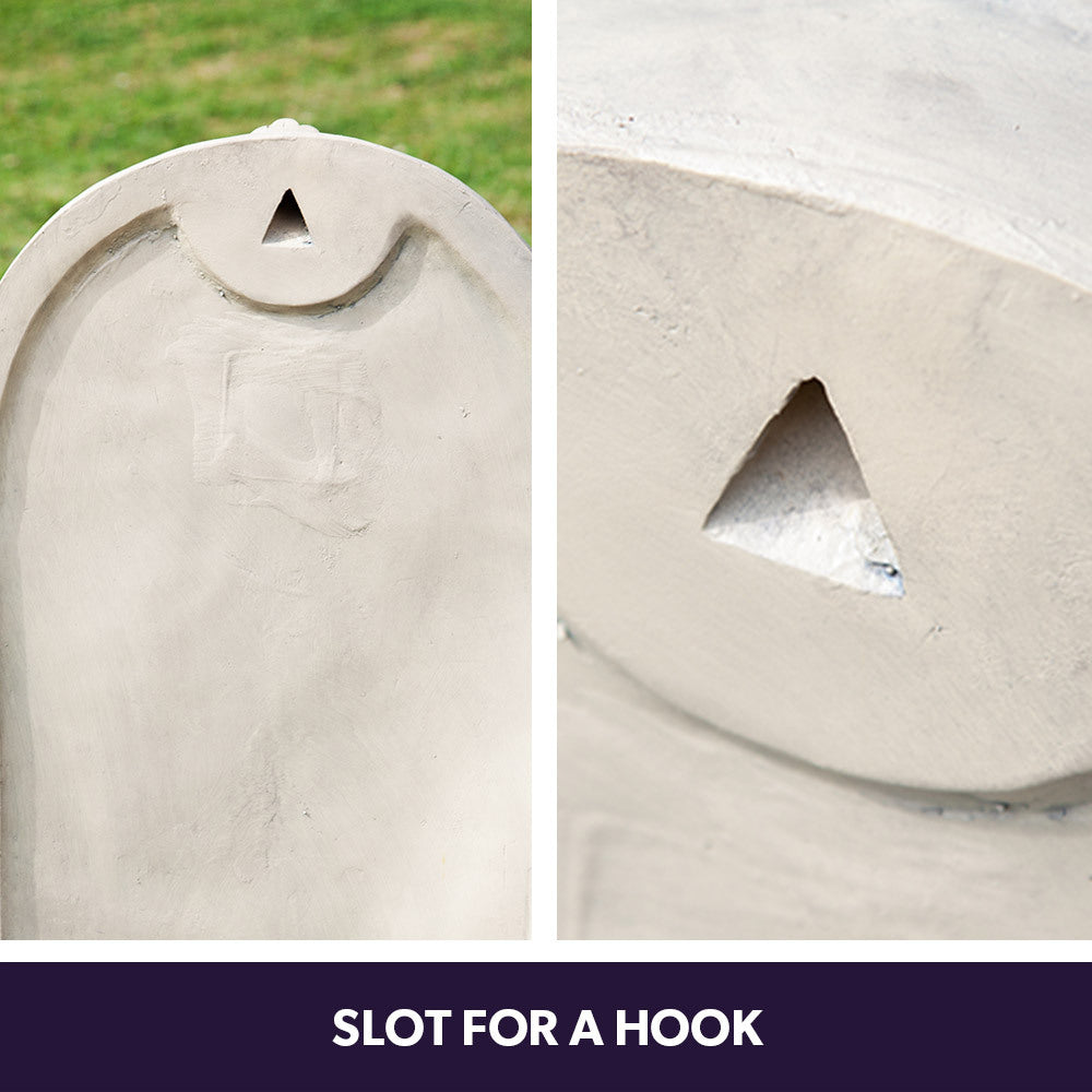 PROTEGE Classic Solar Powered Water Feature Fountain, Wall Mount or Freestanding with Lighting