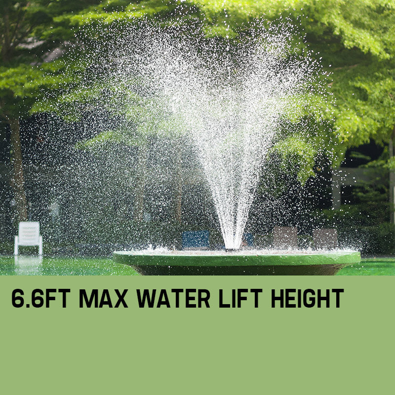 50W Solar Powered Fountain Submersible Water Pump Pond Kit Power Garden Panel