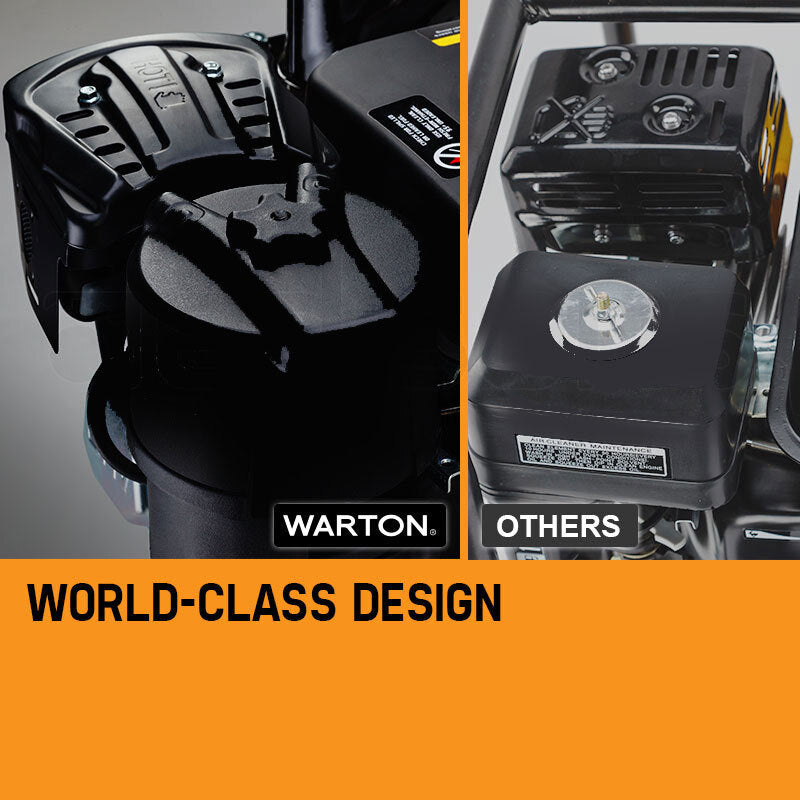 WARTON 8HP 1.5' 1' Petrol High Pressure Water Transfer Pump Fire Fighting Irrigation