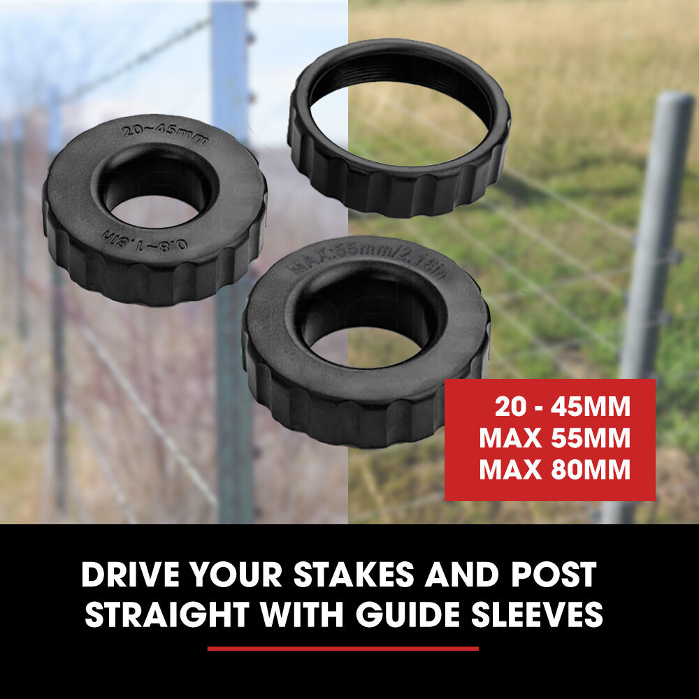 BAUMR-AG 38cc 4-Stroke Petrol Post Driver, with Carry Case & 3 Piling Sleeves