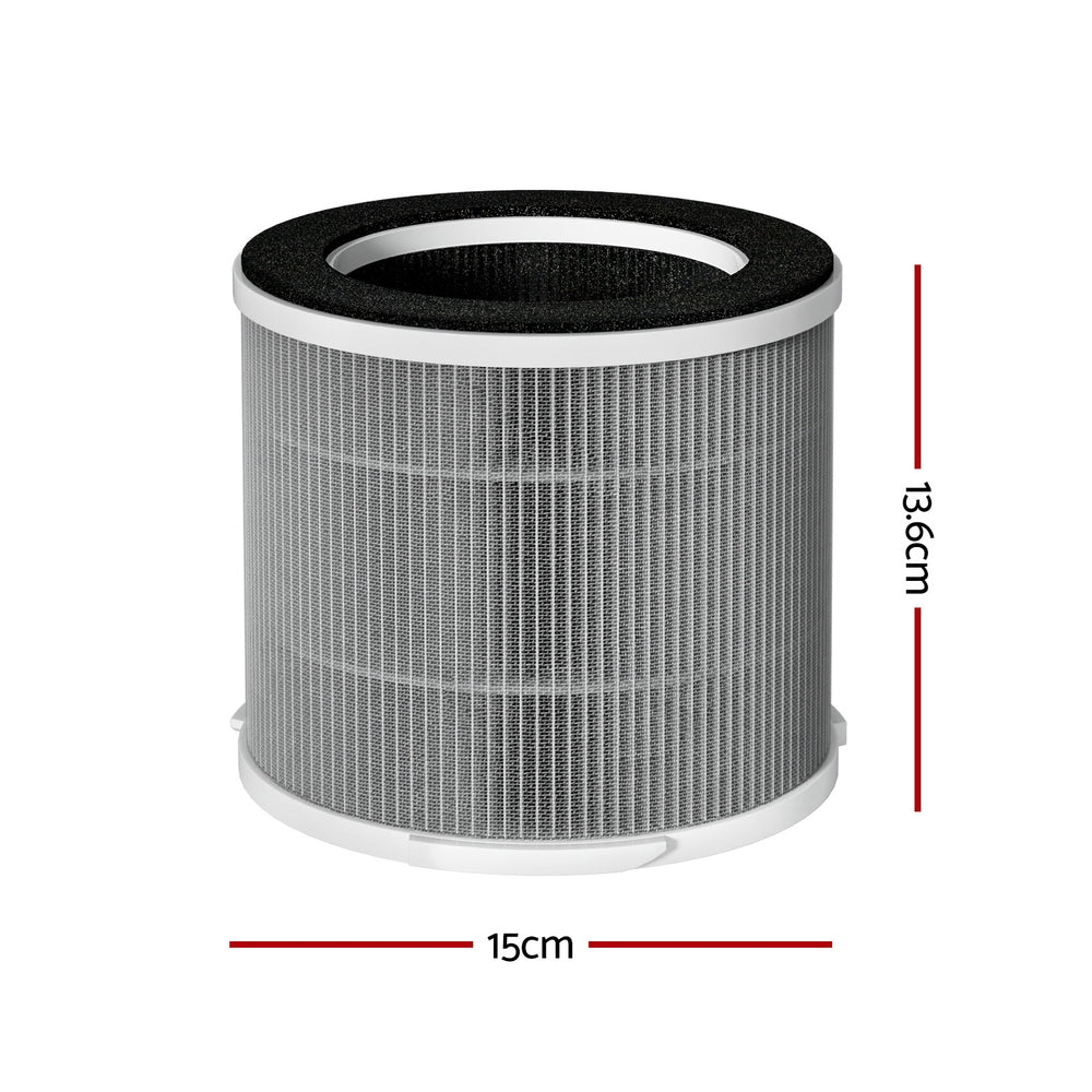 Devanti Triple-Action HEPA H11 Air Purifier Replacement Filter with Activated Carbon