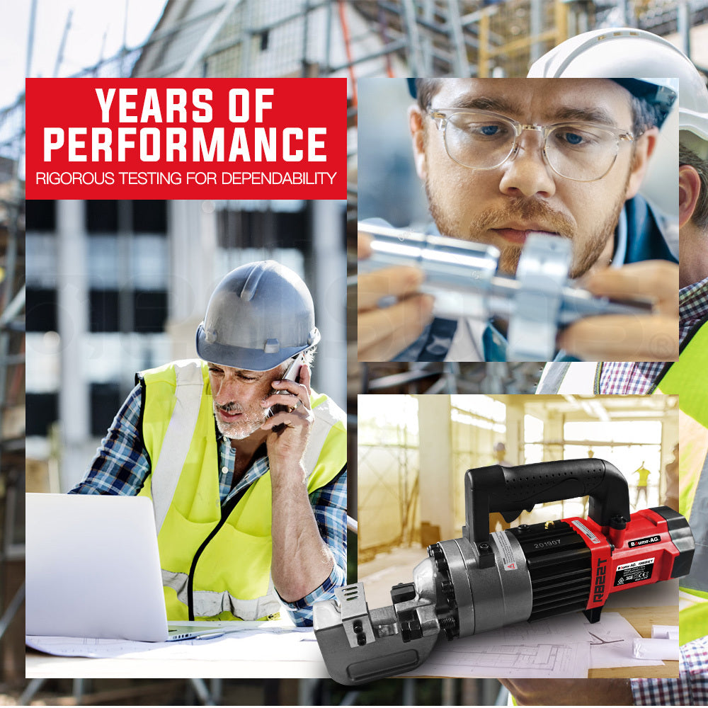 BAUMR-AG Hydraulic Portable Electric Rebar Cutter 22mm 950W - RB22T