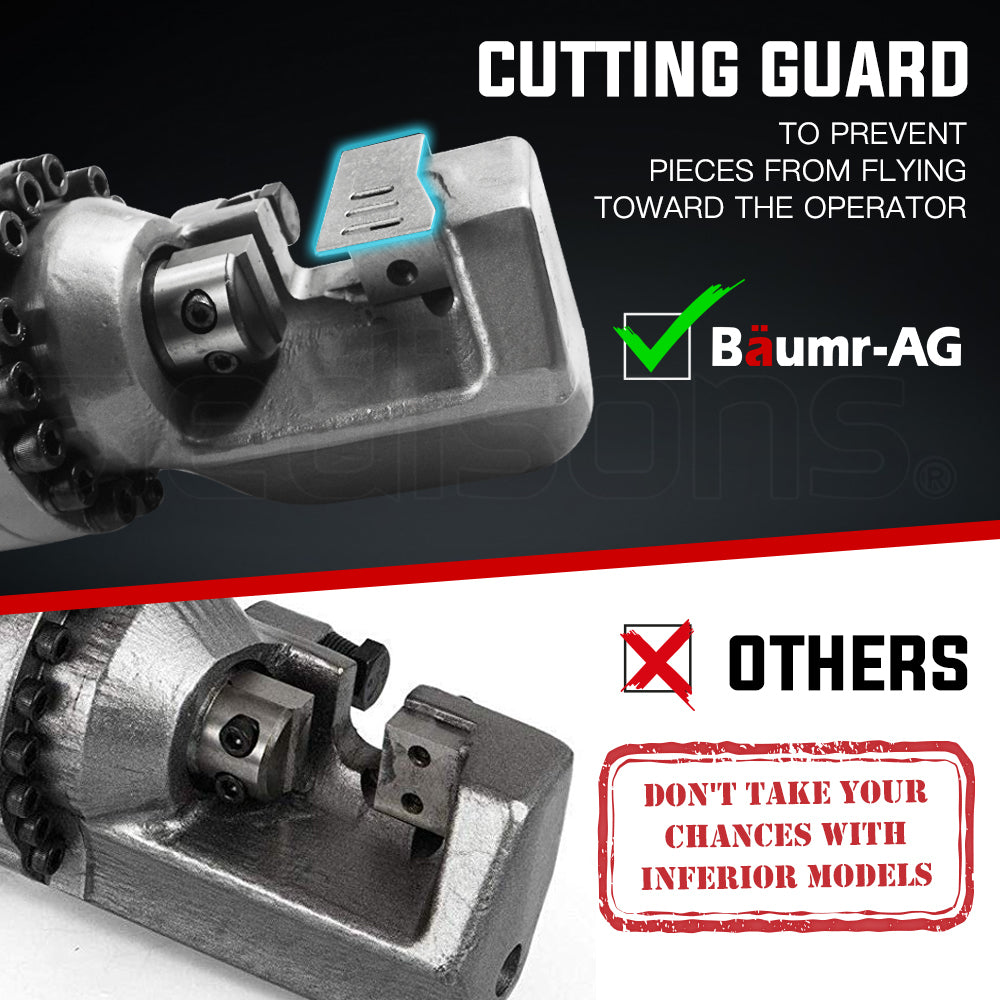 BAUMR-AG Hydraulic Portable Electric Rebar Cutter 22mm 950W - RB22T