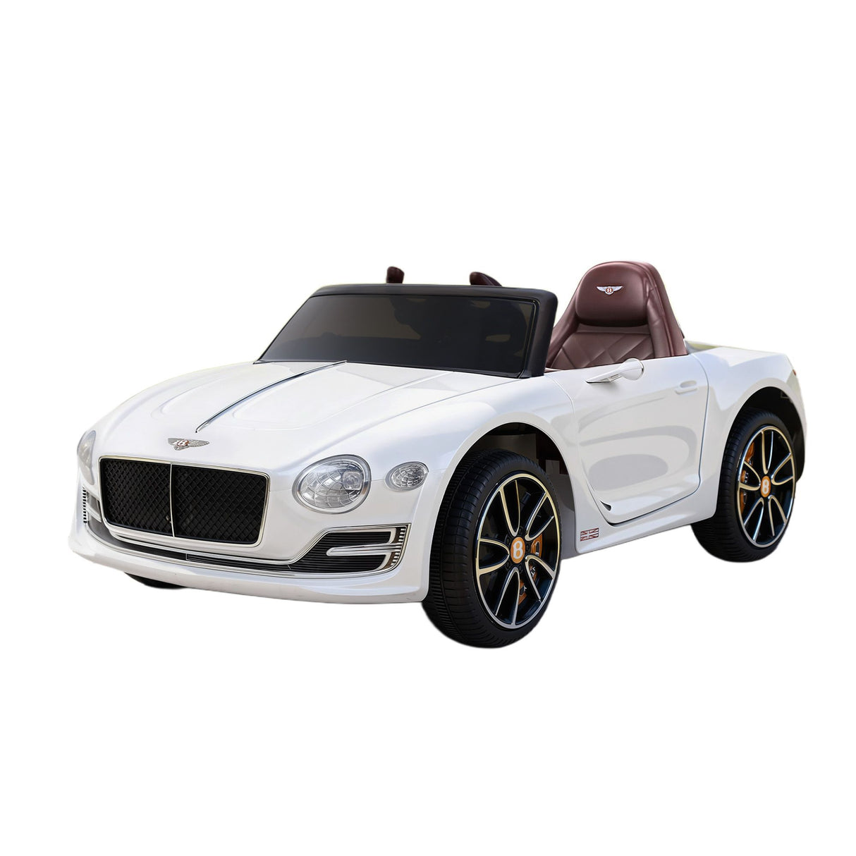 Kids Electric Ride On Car Bentley Licensed EXP12 Toy Cars Remote 12V White