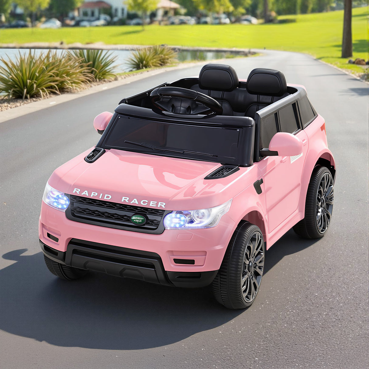 Rigo Ride On Car Kids Electric Ride On Cars SUV Remote 12V Pink