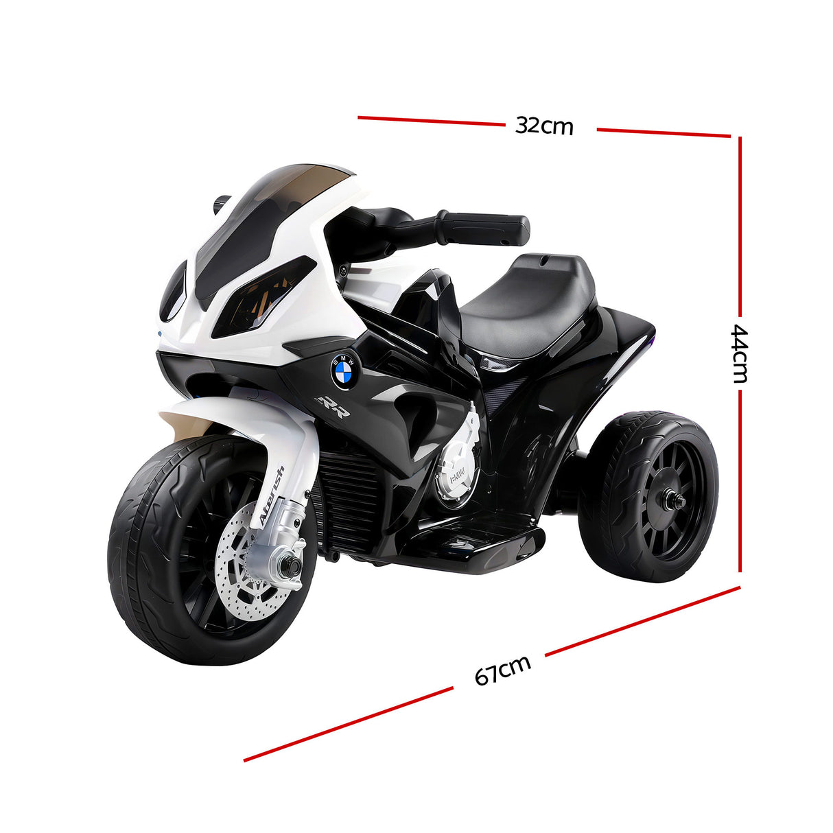 Kids Ride On Car Electric Ride On Cars Motorcycle Motorbike BMW Licensed S1000RR Black
