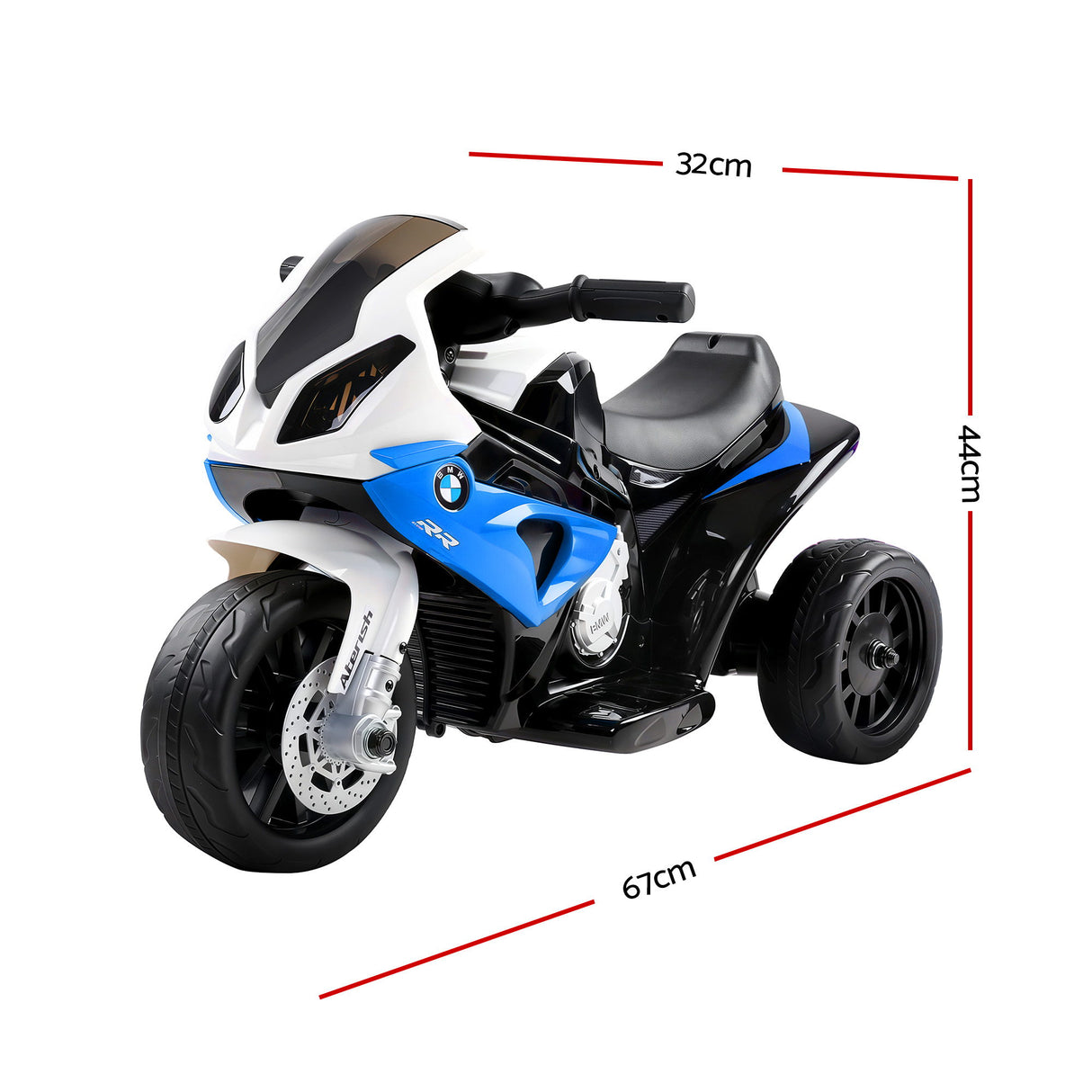 Kids Electric Ride On Car Police Motorcycle Motorbike BMW Licensed S1000RR Blue