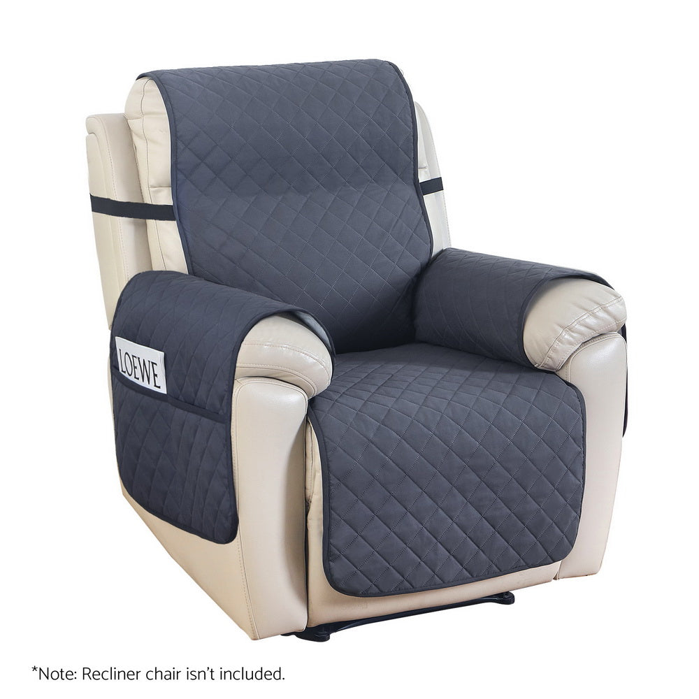 Artiss Grey Recliner Chair Cover - 100% Waterproof and Stylish