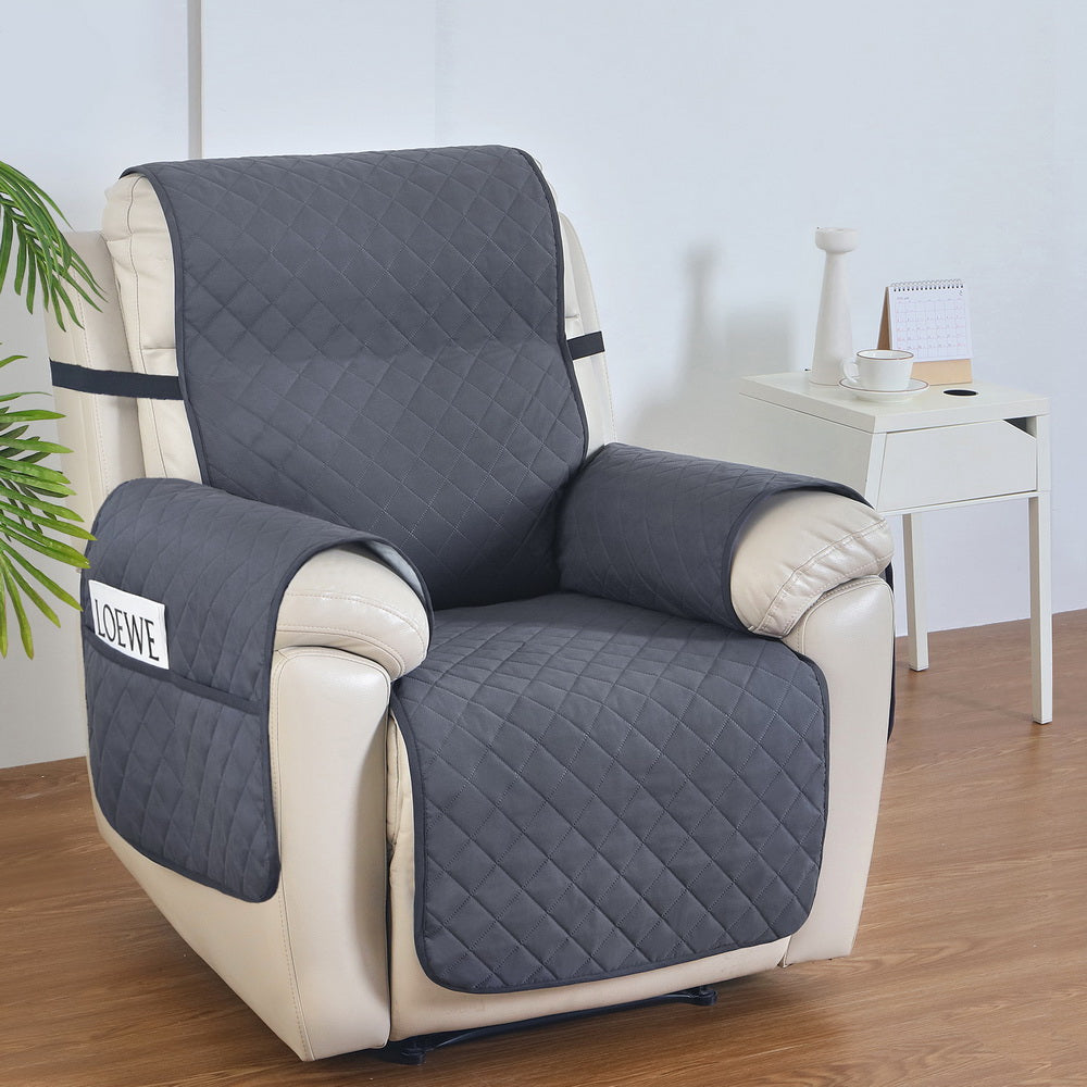 Artiss Grey Recliner Chair Cover - 100% Waterproof and Stylish