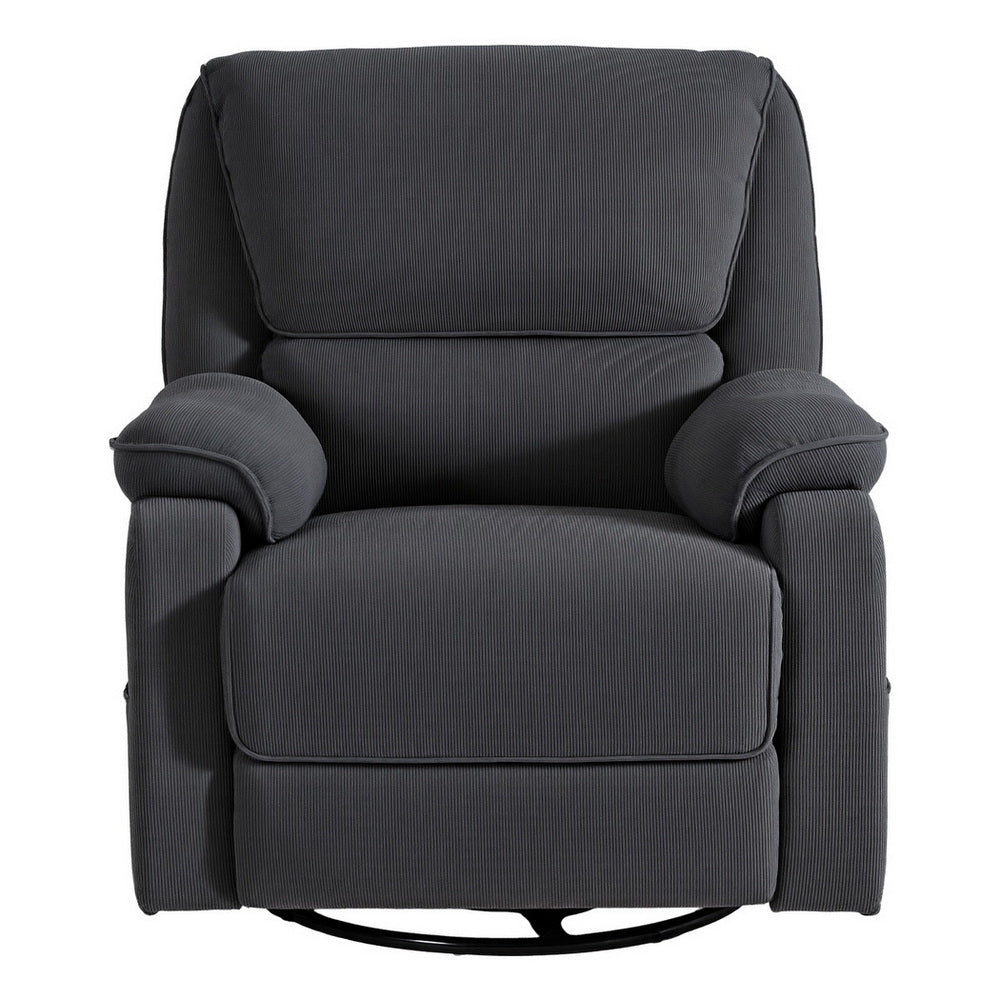 Artiss Rocking Recliner Chair 360 Swivel Massage Heated Reclining Chairs