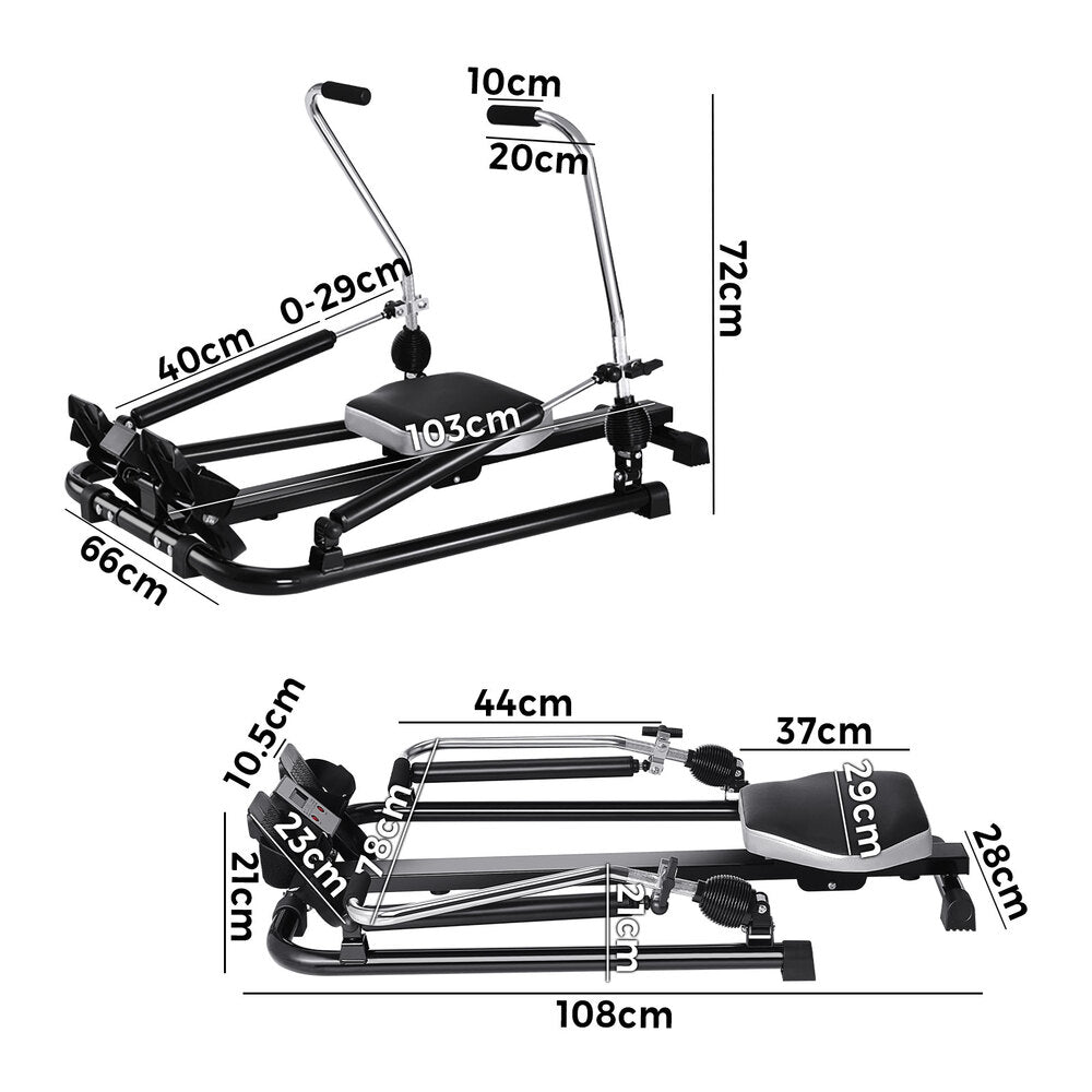 Finex Rowing Machine Oil Cylinder System Adjustable