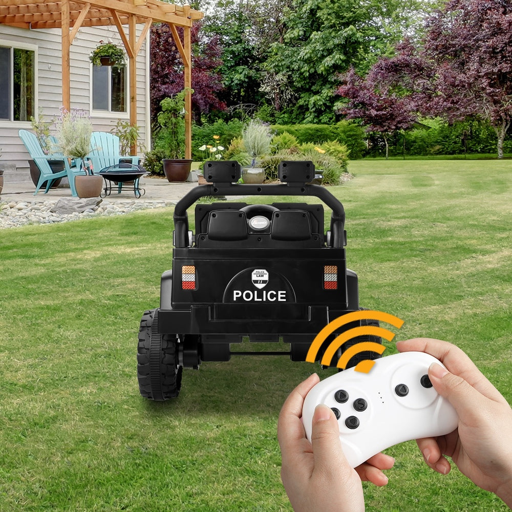 Mazam Kids Police Ride On Car 12V Electric Remote Control Battery