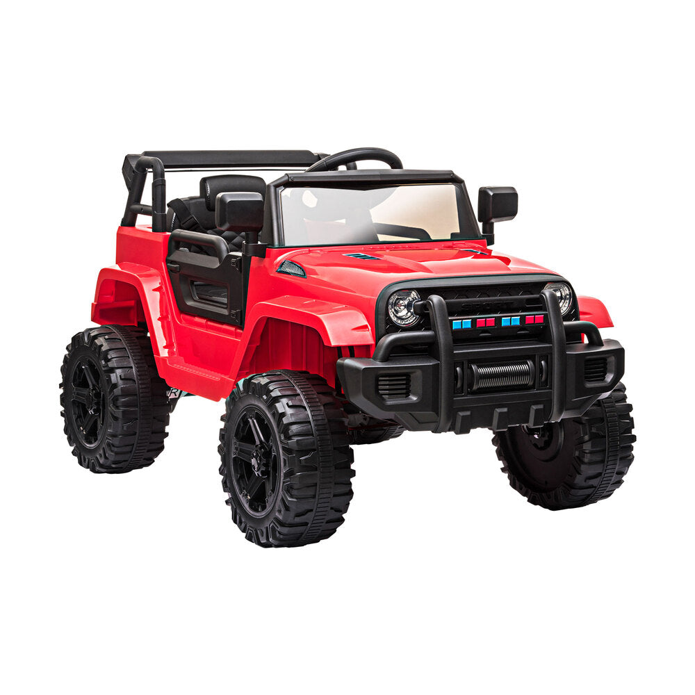 Mazam Ride On Car Remote Electric Jeep Toy MP3 LED 12V Red