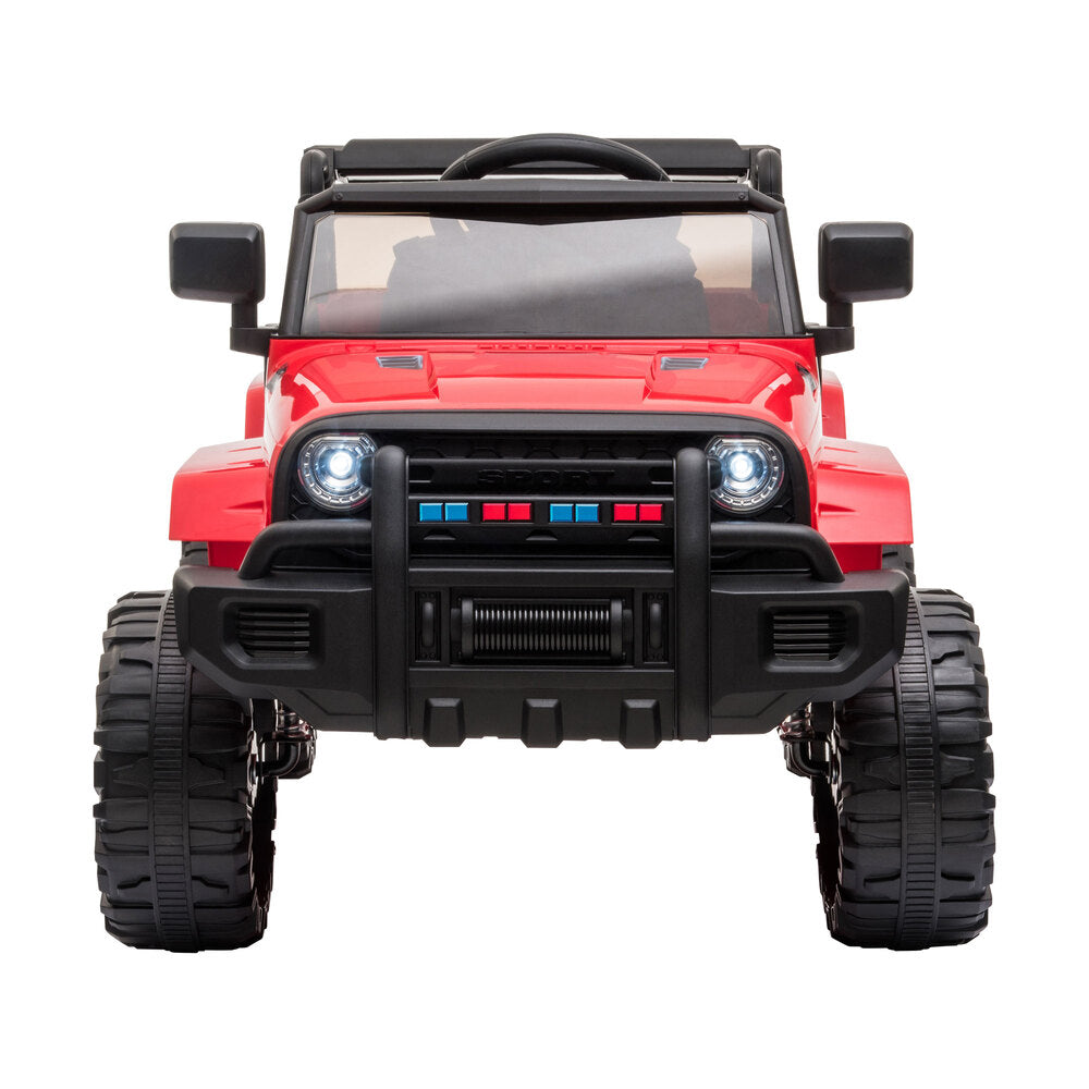 Mazam Ride On Car Remote Electric Jeep Toy MP3 LED 12V Red