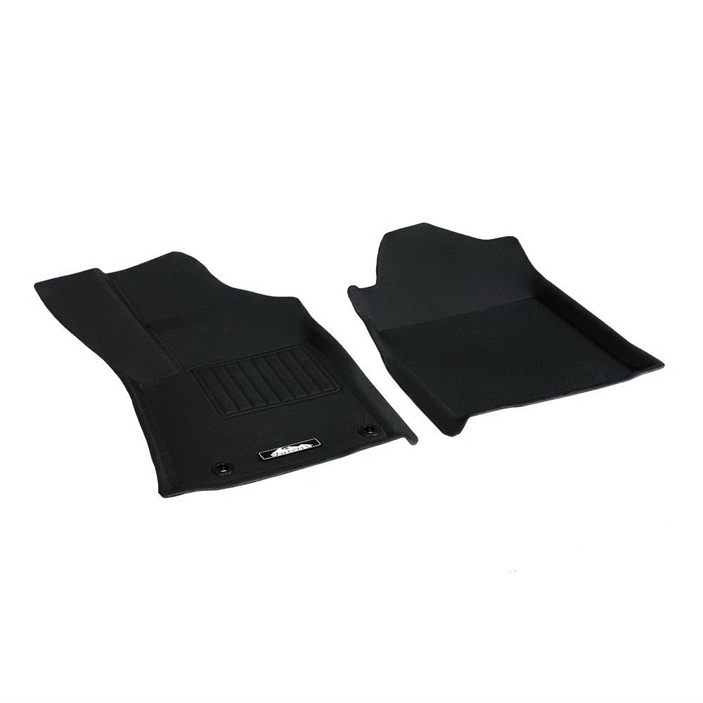 Weisshorn Durable Rubber Floor Mats for Toyota Hilux Dual Cab (2015-2022)