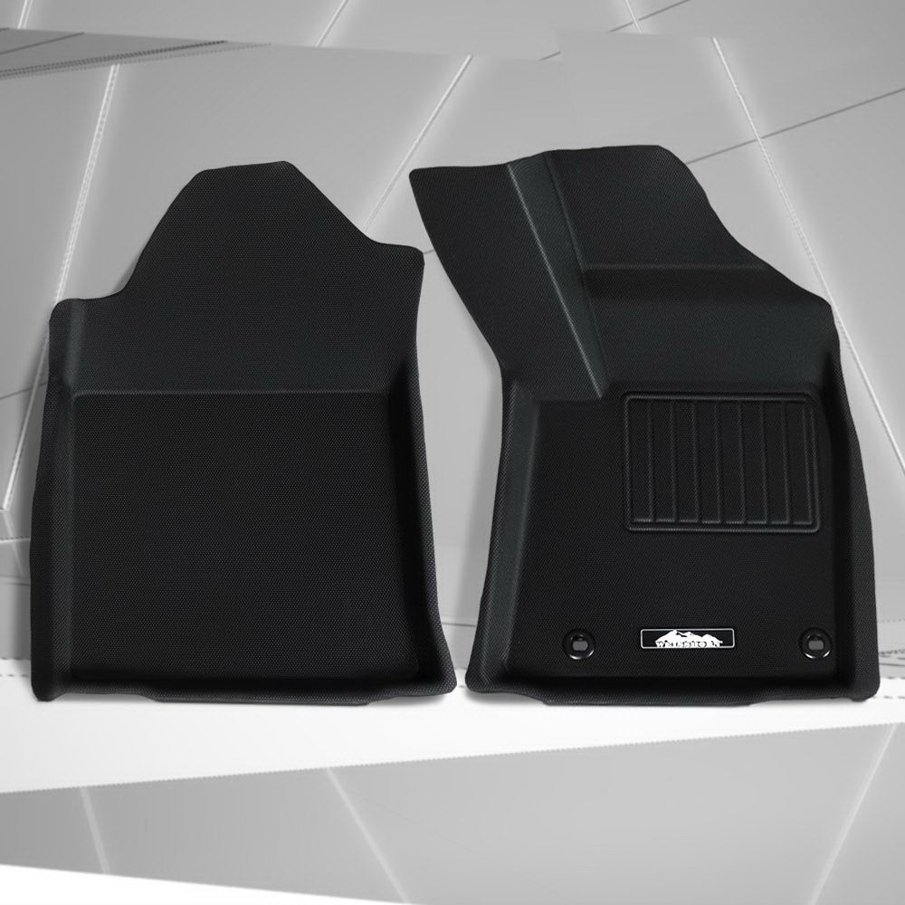 Weisshorn Durable Rubber Floor Mats for Toyota Hilux Dual Cab (2015-2022)
