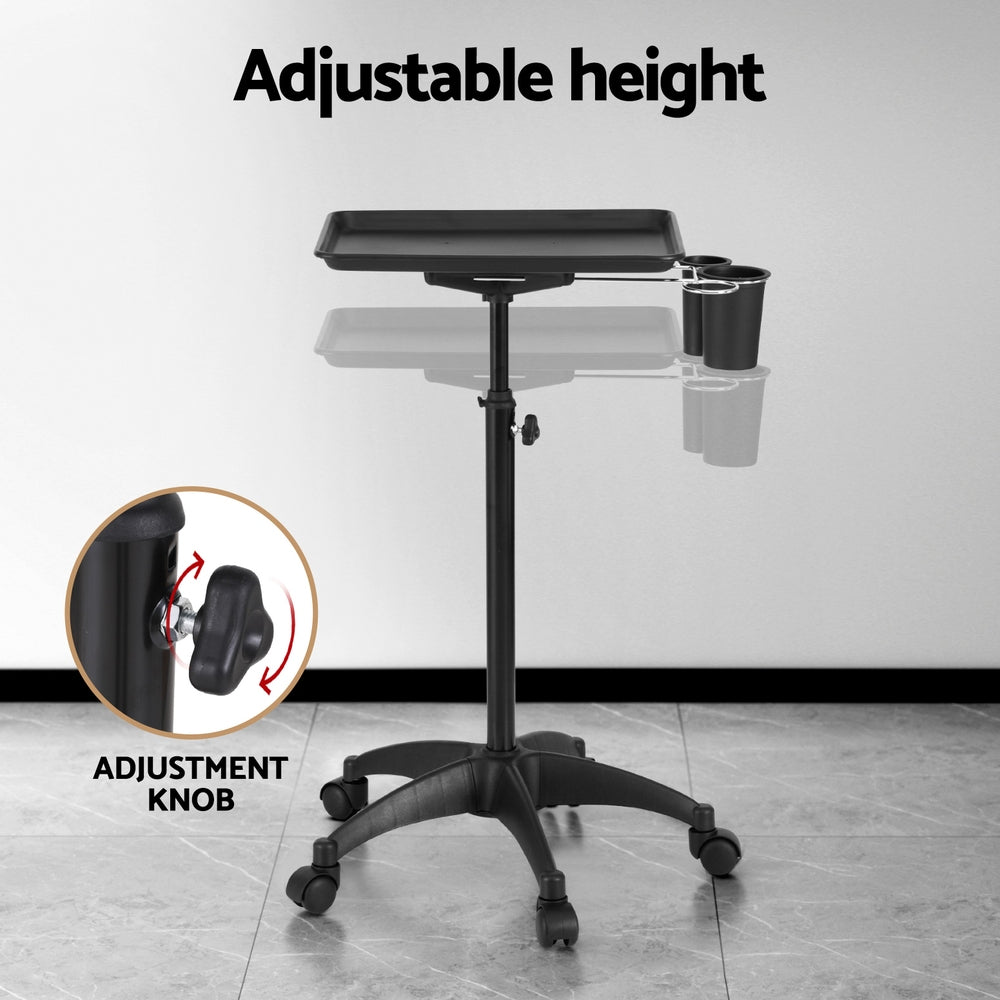 Stylish Embellir Rolling Salon Trolley Cart for Beauty and Hairdressing Storage