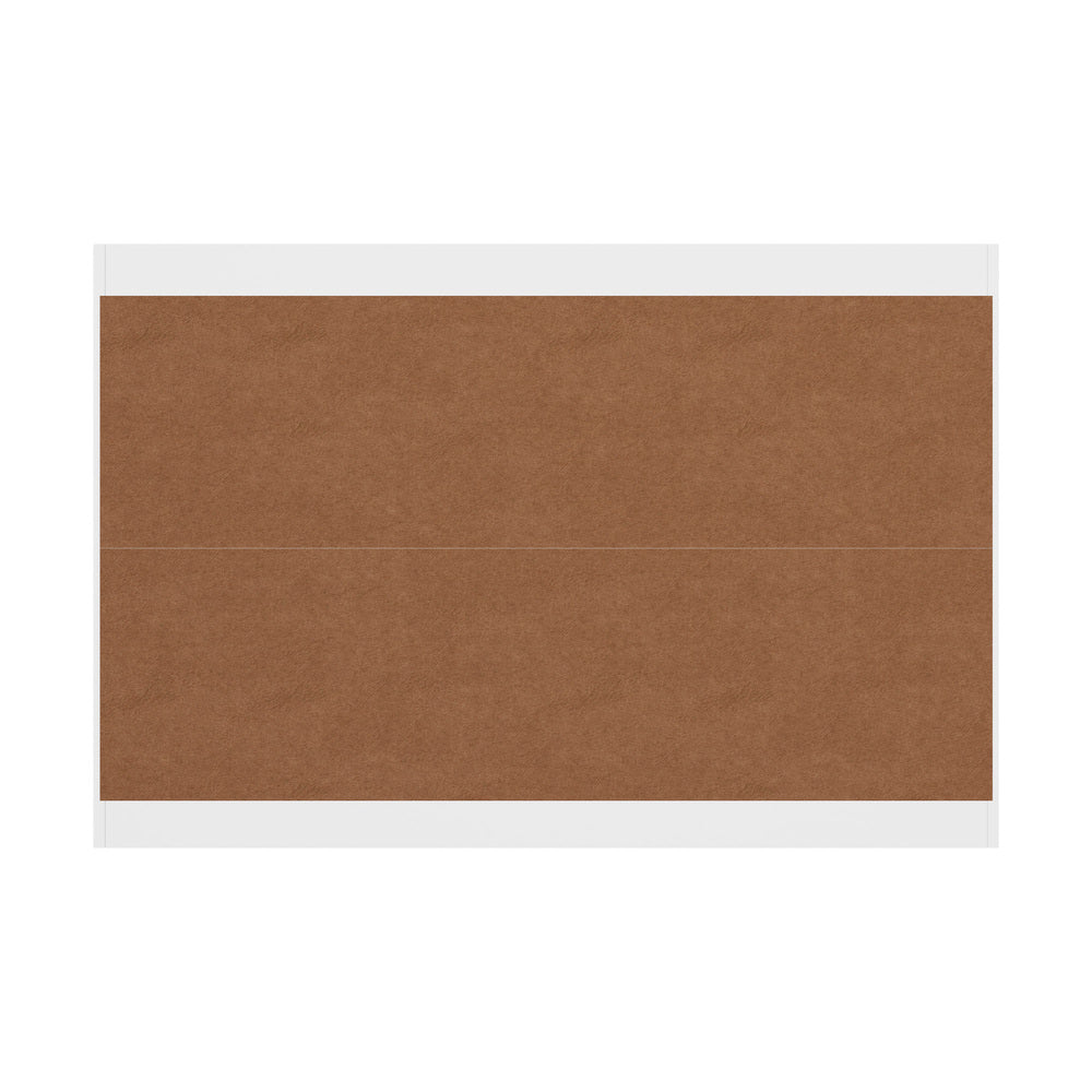 Oikiture Buffet Sideboard Hamptons Style 6 Drawers White