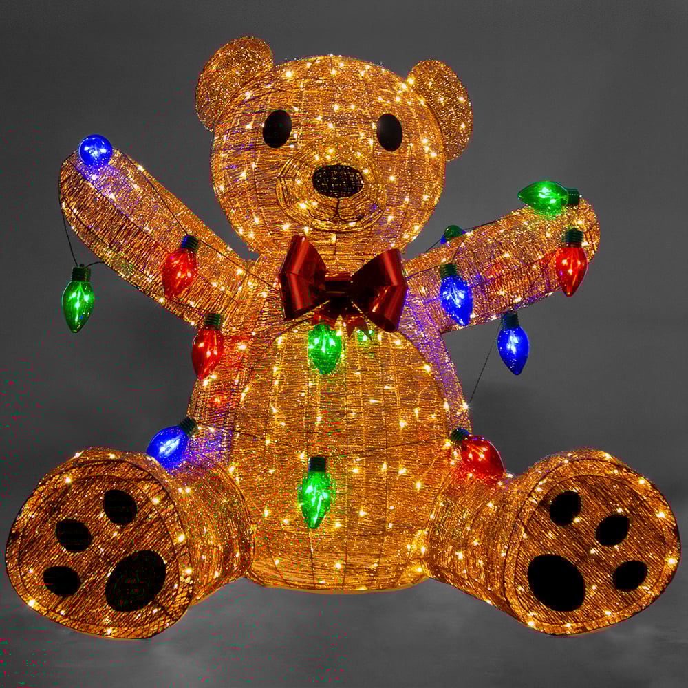 Christabelle Christmas Bear Display LED Lights String Lights Indoor/Outdoor 152cm
