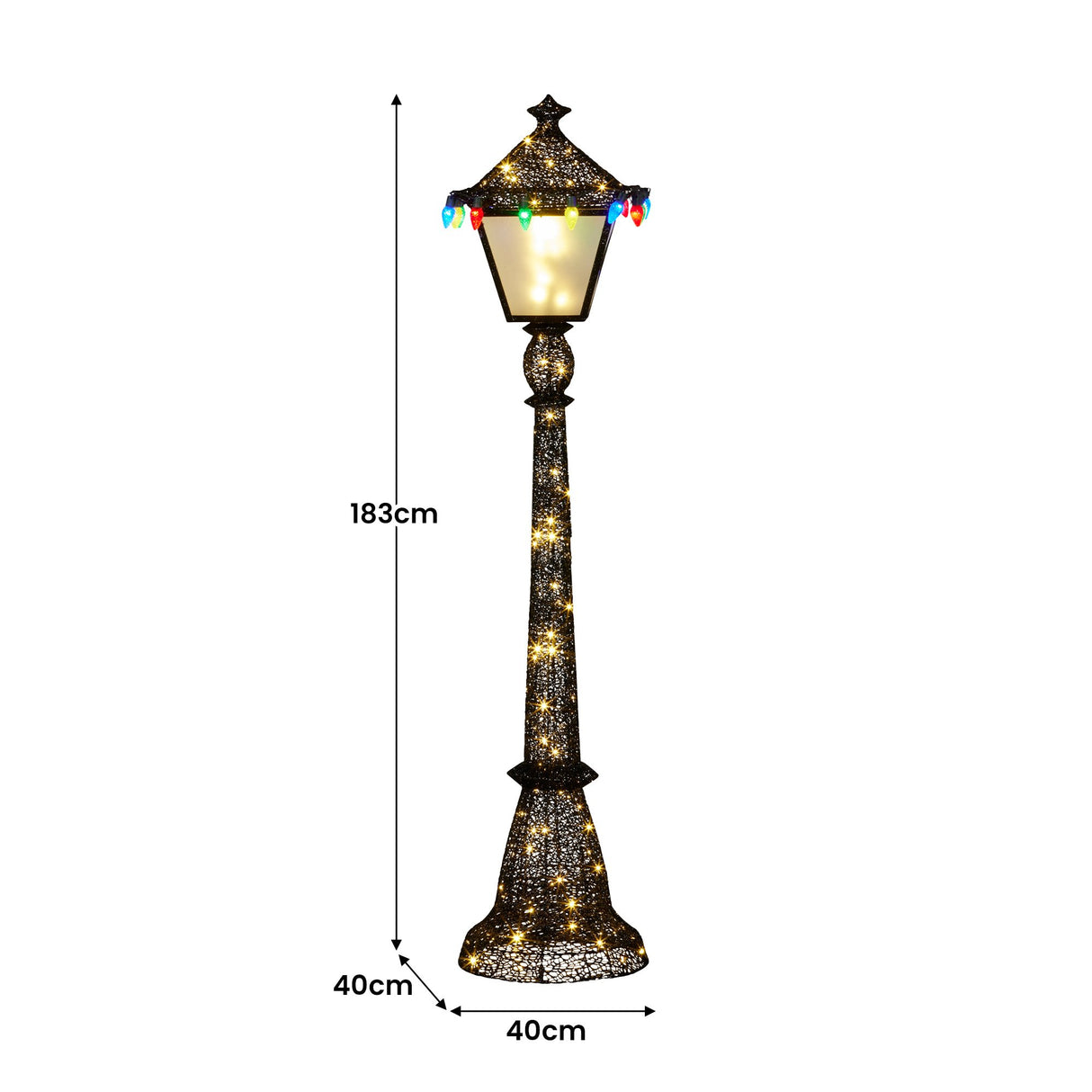 Christabelle Christmas Lamp Post Display - 183cm