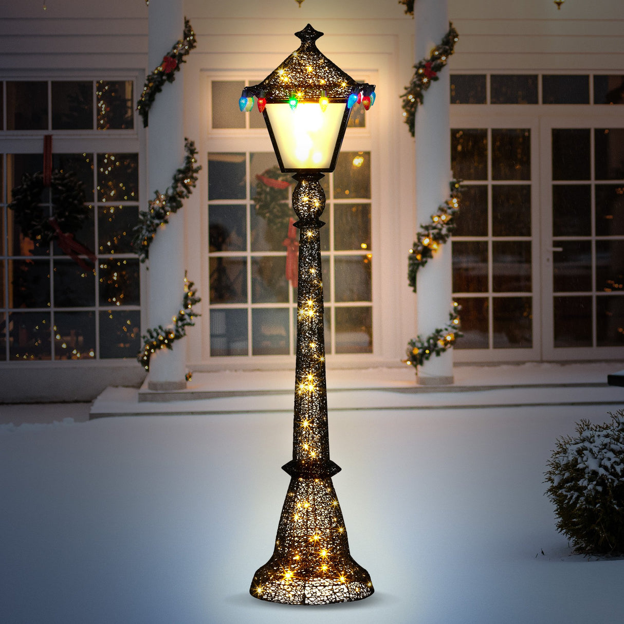 Christabelle Christmas Lamp Post Display - 183cm